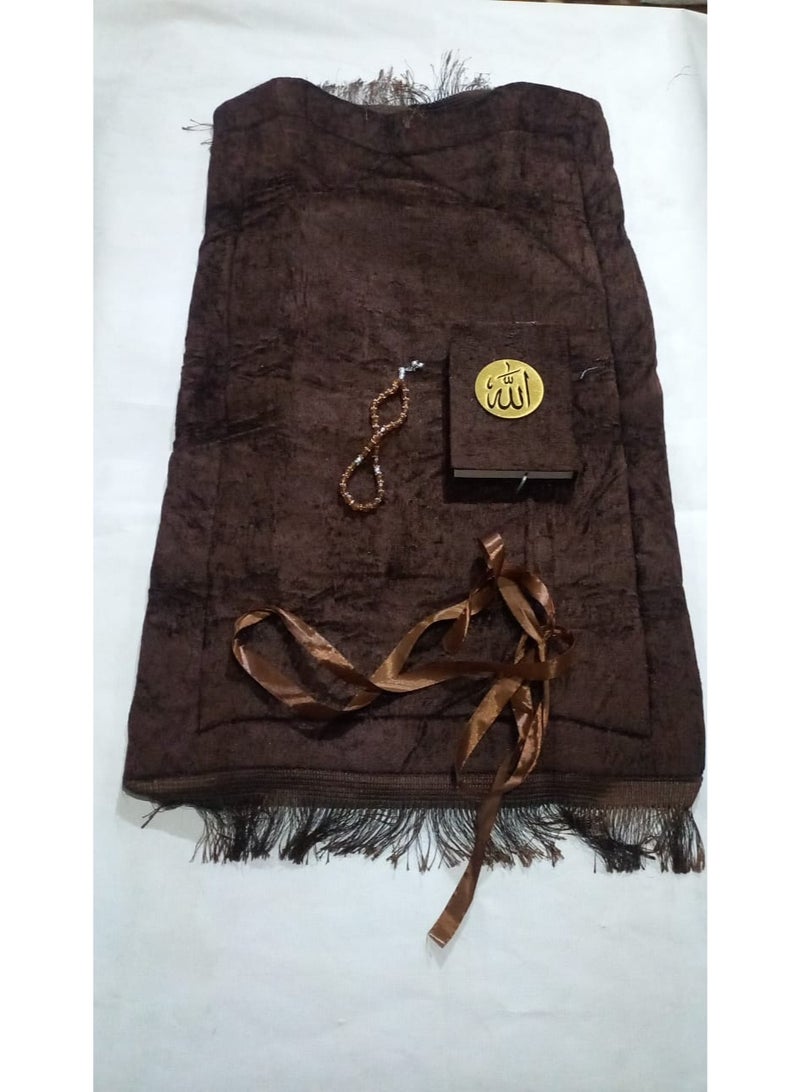 طقم مصلية ومصحف وسبحة متعدد الالوان - Image 2